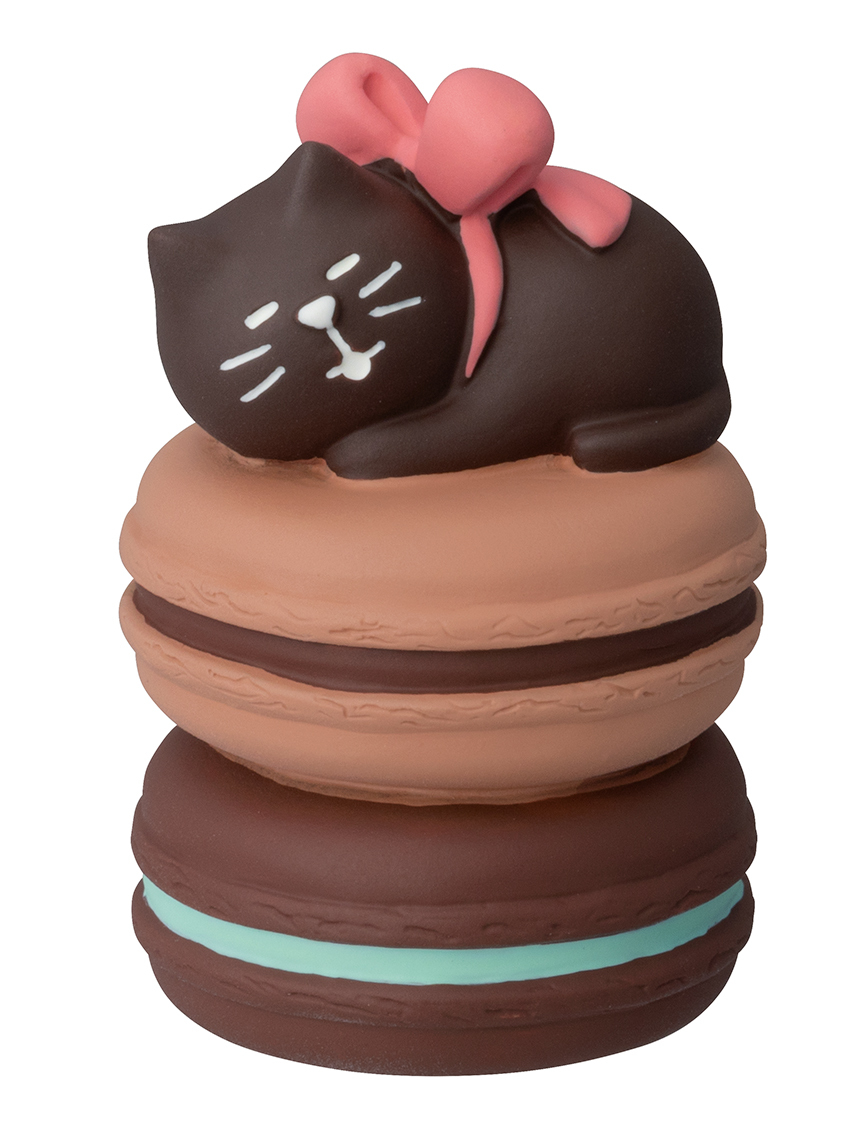 デコレ コンコンブル Bonjour chocolat 子猫とつみつみマカロン カカオ DECOLE concombre拍卖