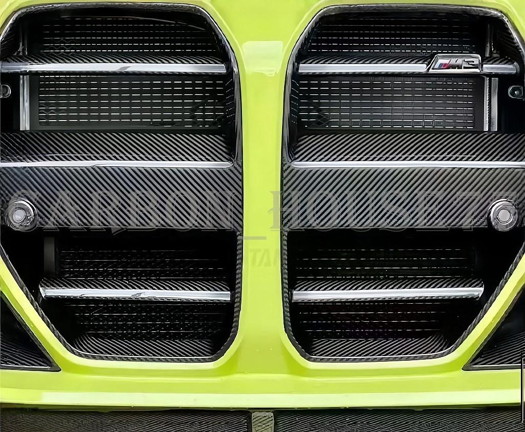 ★BMW G80 M3 G82 G83 M4 ドライカーボンファイバーフロントグリル ST型☆.拍卖