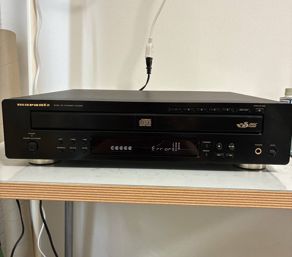ジャンク 通電のみ確認済み marantz マランツ 5ディスクチェンジャー CC4300拍卖
