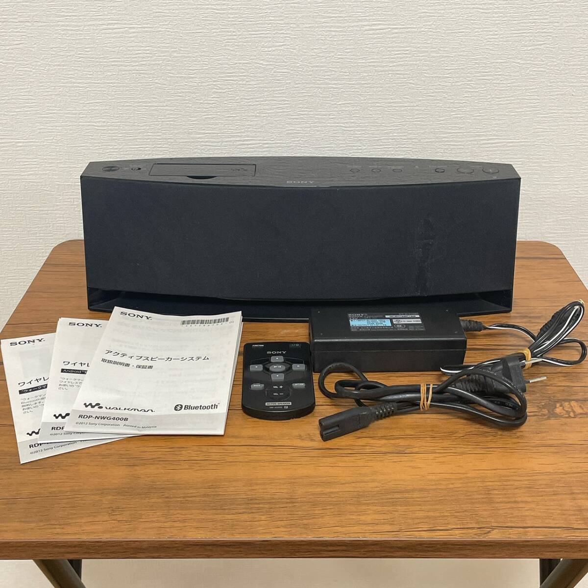 ソニー SONY RDP-NWG400B リモコン付き Bluetooth機能搭載拍卖