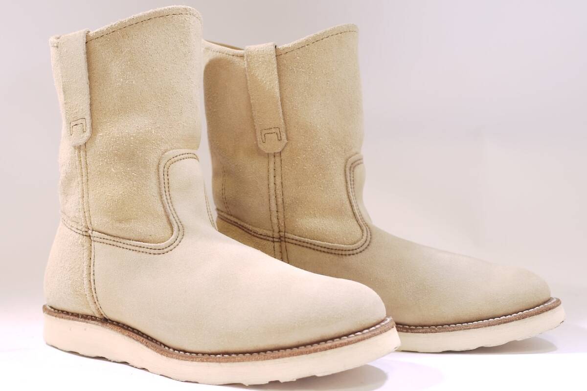 希少 REDWING 極上スウェード/2008年製 8168 ペコスブーツ 貴重な9.5E 数回使用のみ/極美品 アイリッシュセッター 8167/8173拍卖