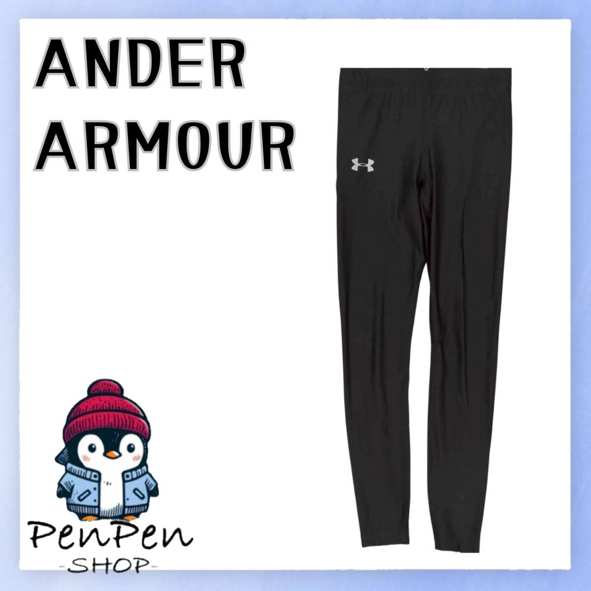 UNDER ARMOUR アンダーアーマー レディース コンプレッション レギンス HEATGEAR ブラック Mサイズ ストレッチ 吸汗速乾 トレーニング拍卖