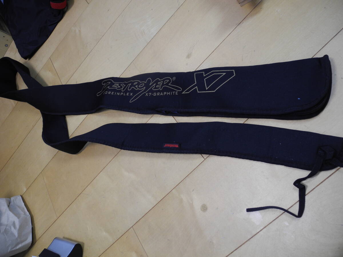 デストロイヤー X7 竿袋 スポンジ素材 全長209cm グリップポケットあり拍卖