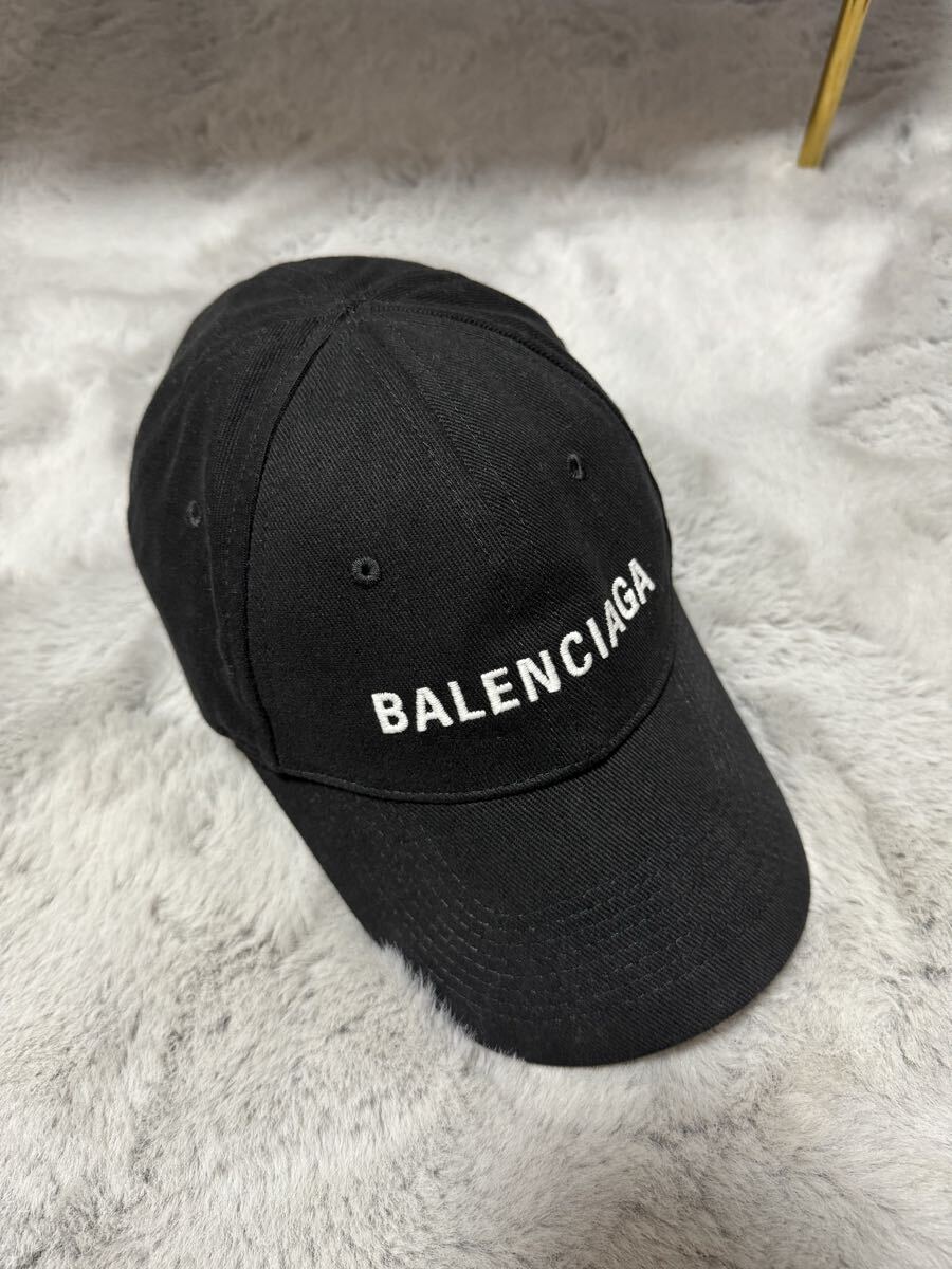 BALENCIAGA バレンシアガ キャップ ベースボールキャップ 帽子 黒拍卖