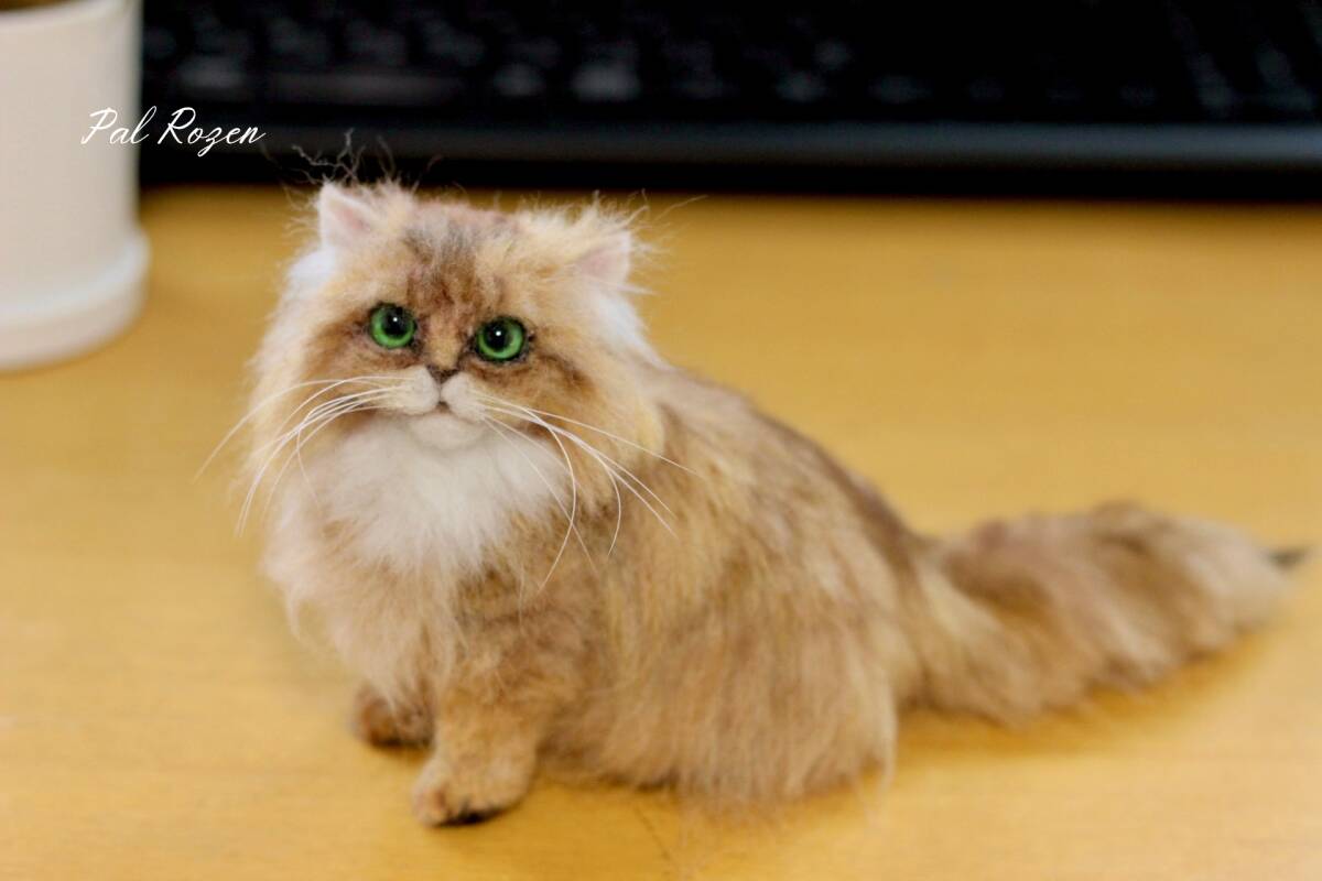 Pal Rozen チンチラゴールデン 羊毛フェルト ハンドメイド アートドール ドールハウス拍卖