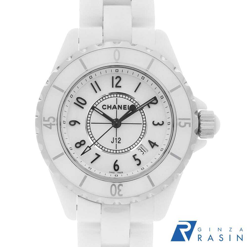シャネル J12 白セラミック H0968 中古 レディース 腕時計拍卖