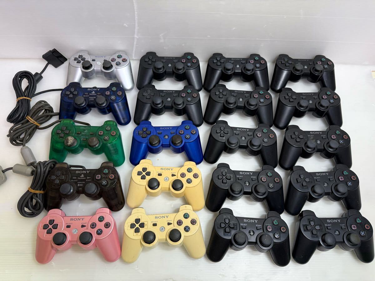 SONY 純正コントローラー SCPH-1200/CECHZC2T DUALSHOCK アナログコントローラー 大量まとめ20点セット★現状品ジャンク扱い拍卖