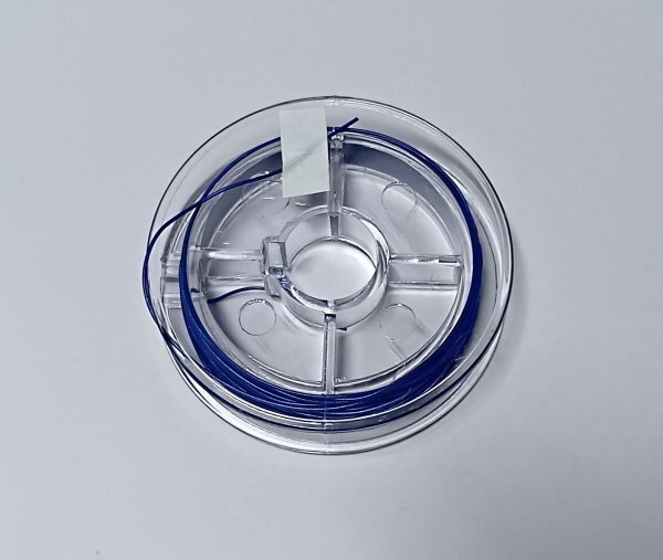 極細電線 AWG32 青色 仕上がり外径約0.6mm 5m巻拍卖