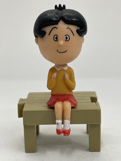 ■★コカ・コーラオリジナル サザエさん一家つながる縁側フィギュア ワカメ拍卖