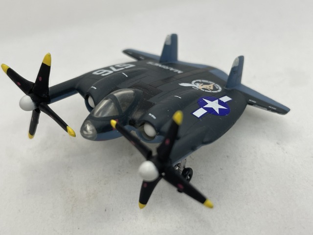 ■★TAKARA 奇想天外兵器 F5U-2フライングパンケーキ(円盤型戦闘機)(アメリカ海兵隊基本塗装)拍卖