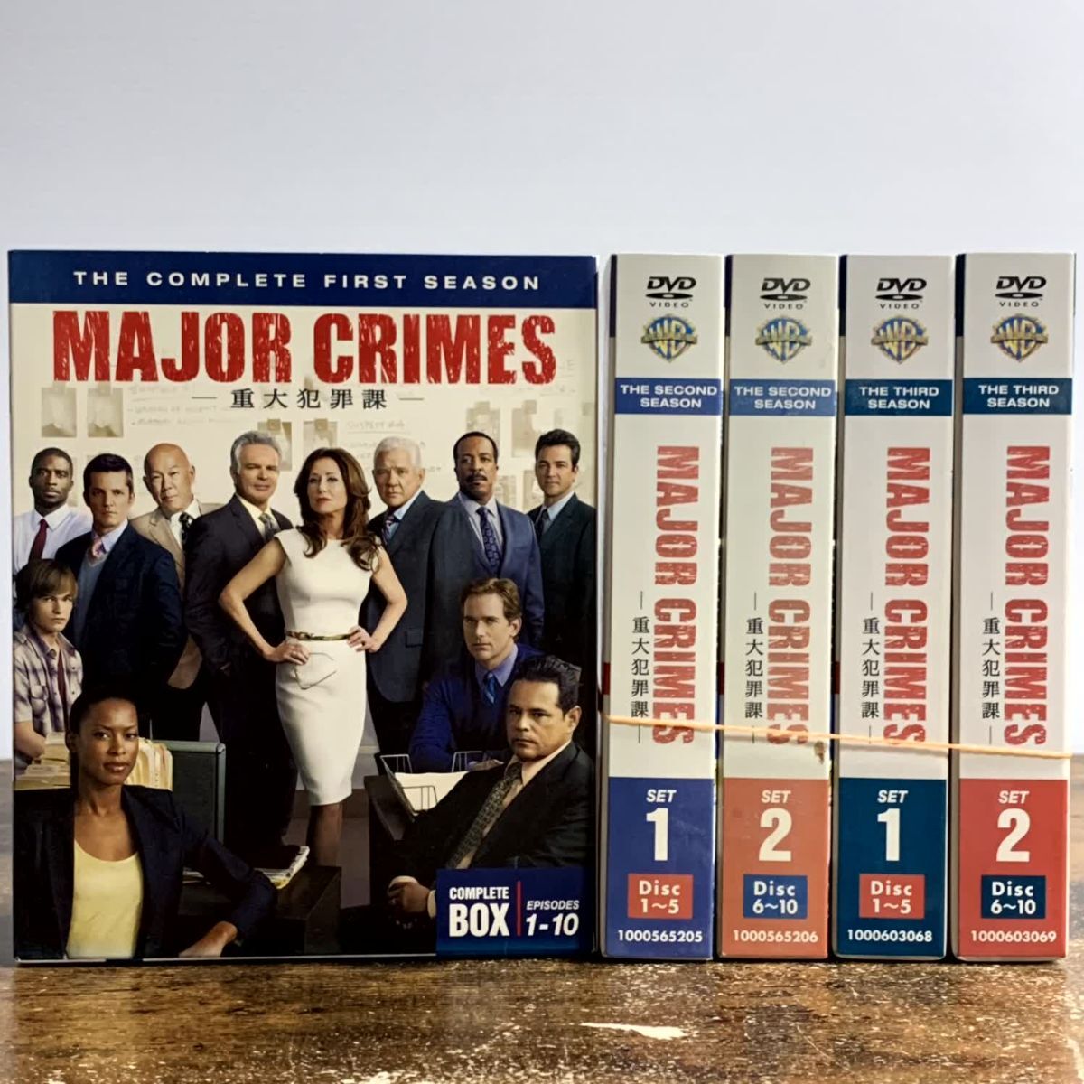 【5本セット】海外TVドラマDVD MAJOR CRIMES 重大犯罪課 COMPLETE BOX / シーズン2・3 SET 1~2 管理a69拍卖