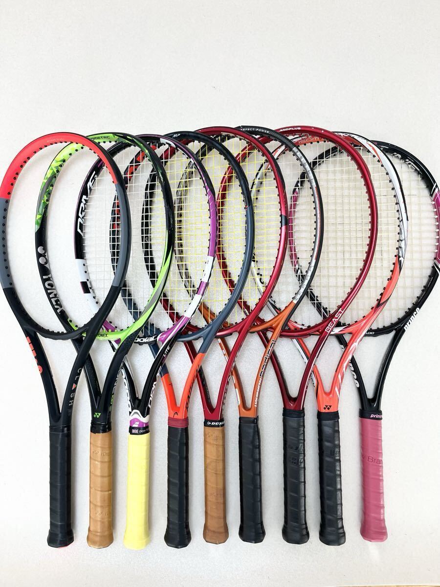 硬式テニスラケット9本セットNO1拍卖