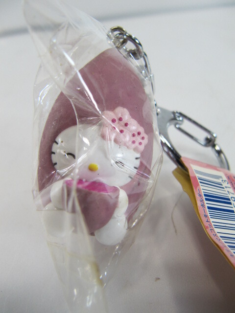T-488◇【未使用】サンリオ ハローキティ キティちゃん ご当地キーホルダー 鹿児島限定 紫芋バージョン レトロ拍卖