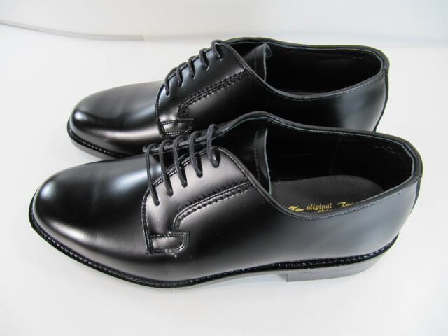 T-485◇【未使用】海上自衛隊 海士用短靴 本革 シューズ 26cm EEE ノサックス製拍卖