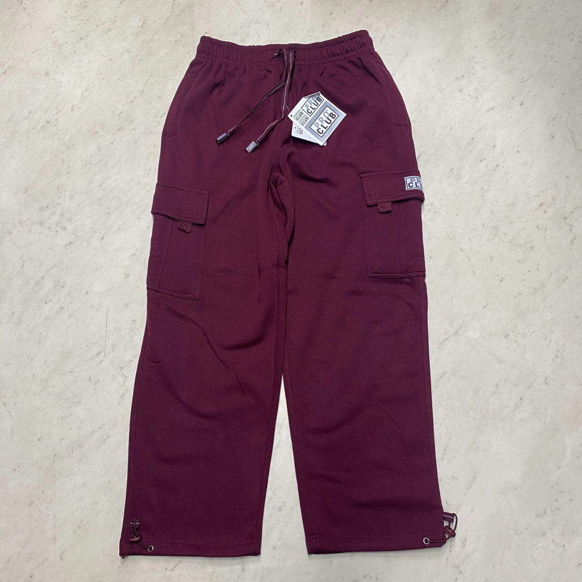 USA正規品 【3XL】 PROCLUB USA プロクラブ ヘビーウェイト フリースカーゴパンツ Heavyweight Fleece Cargo マロン (JNS116)拍卖