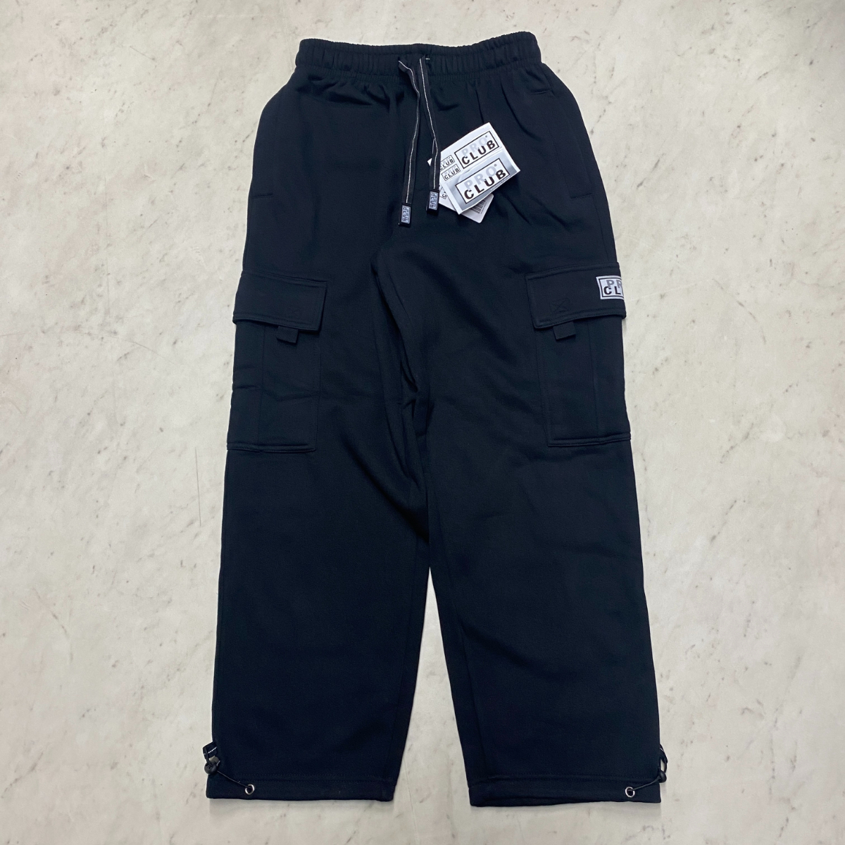 USA正規品 【M】 PROCLUB USA プロクラブ ヘビーウェイト フリースカーゴパンツ Heavyweight Fleece Cargo ブラック 黒 (JNS116)拍卖