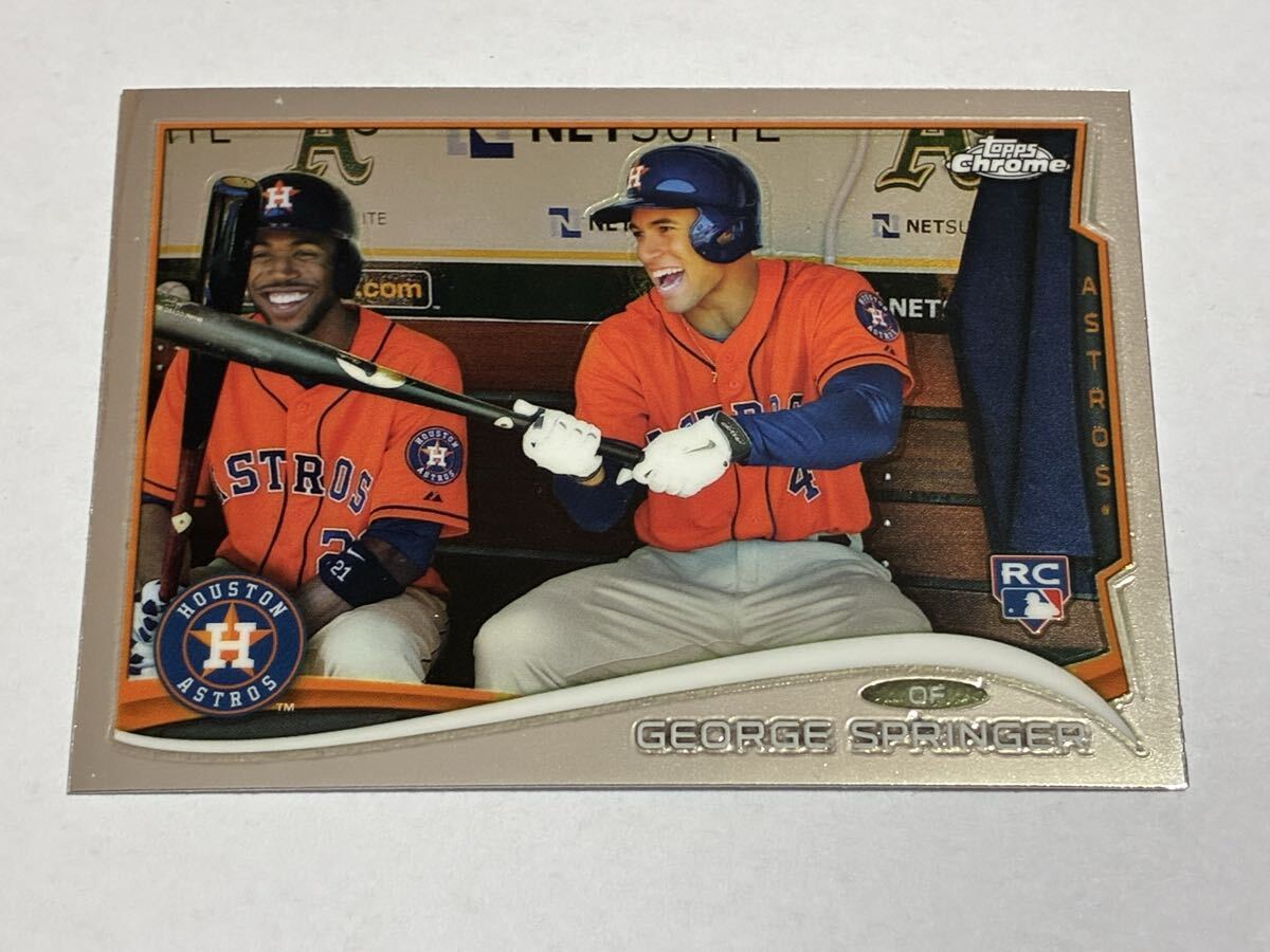 ジョージ スプリンガー GEORGE SPRINGER 2014 TOPPS CHROME RC ルーキー BLUEJAYS トロント ブルージェイズ拍卖