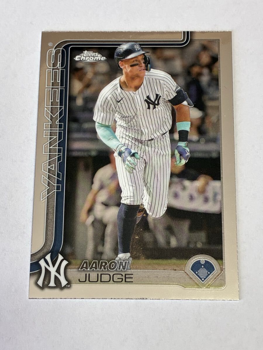 アーロン ジャッジ AARON JUDGE 2025 TOPPS CHROME #99 YANKEES ニューヨーク ヤンキース 拍卖