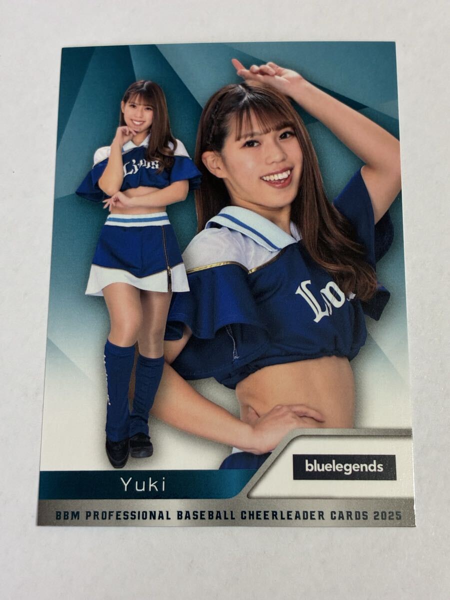 Yuki 2025 BBM チアリーダー レギュラーカード 西武 bluelegends 即決拍卖