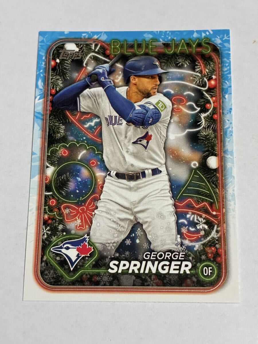ジョージ スプリンガー GEORGE SPRINGER 2024 TOPPS HOLIDAY MEGA BOX #H124 BLUEJAYS ASTROS トロント ブルージェイズ 即決拍卖