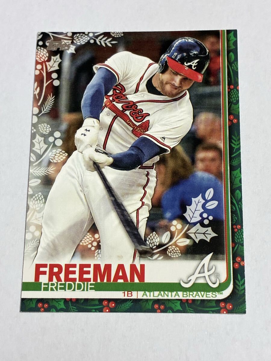 フレディ フリーマン FREDDIE FREEMAN 2019 TOPPS HOLIDAY MEGA BOX #HW176 DODGERS ロサンゼルス ドジャース 即決拍卖