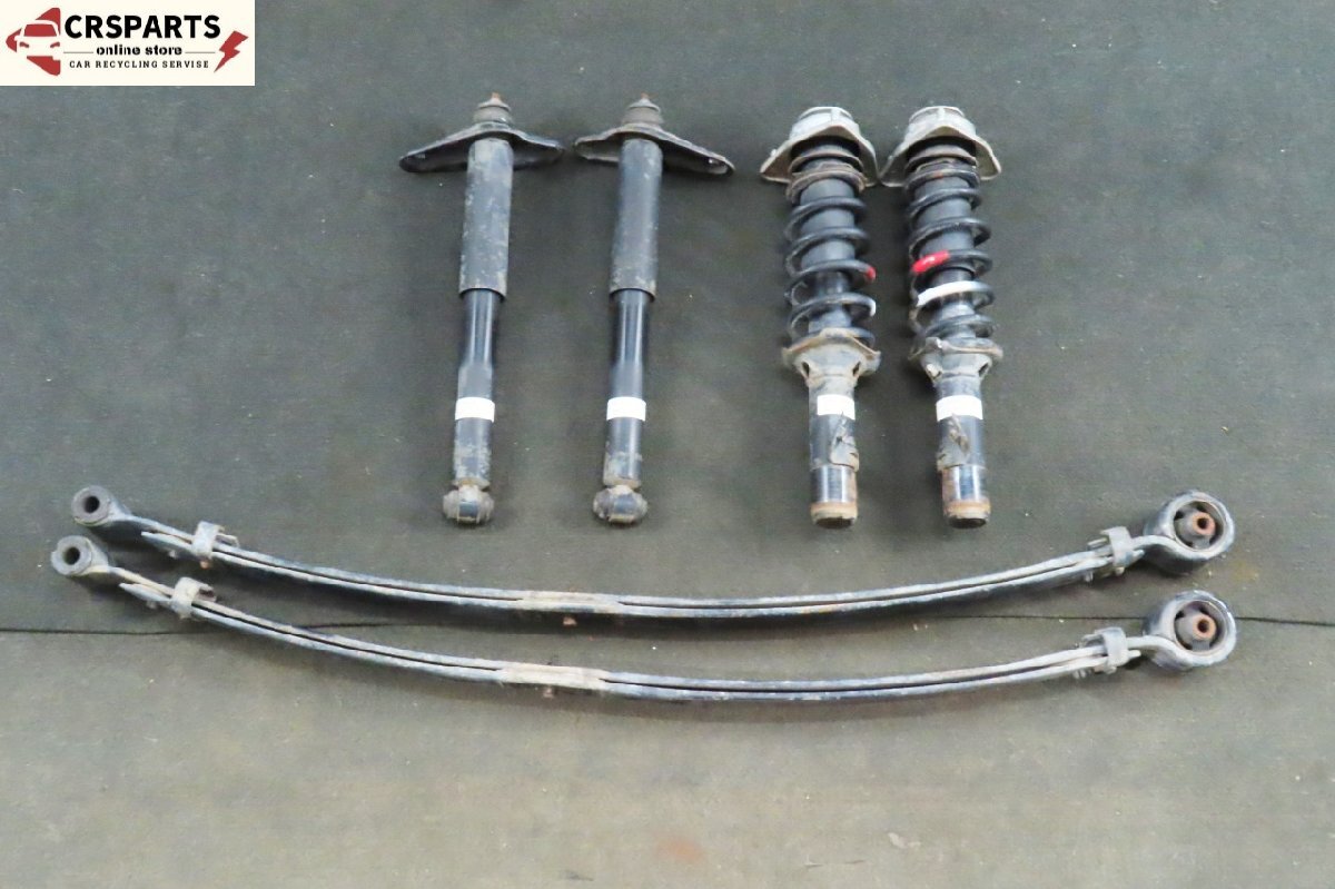 【即決! 即日発送可】バモス Lターボ ローダウン HM1 純正 ストラット 1台分 サス ショック 板バネ リーフスプリング 中古 13789拍卖