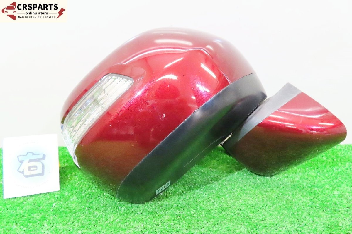 【即決】★送料込★ N-BOX GL DBA-JF1 純正 FA 9P ドア サイド ミラー 右 カーボン調 バイザー付 R543P 検索 JF2 中古 13740拍卖