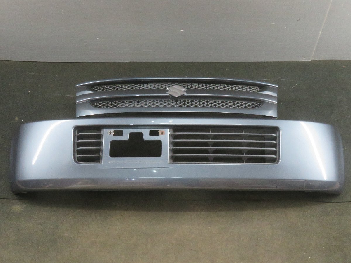 【即決! 即日発送可】ワゴンR FX DBA-MH22S 純正 ★凹無 フロント バンパー グリル付 ZY4 (71711-58J00/20) 検索 MH21S 中古 11836拍卖