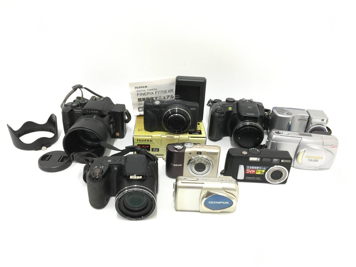 ☆ コンパクトデジタルカメラ まとめ 4 ☆ FUJIFILM F770EXR + Nikon L340 + OLYMPUS μ-10 他 6台 フジフィルム ニコン オリンパス拍卖