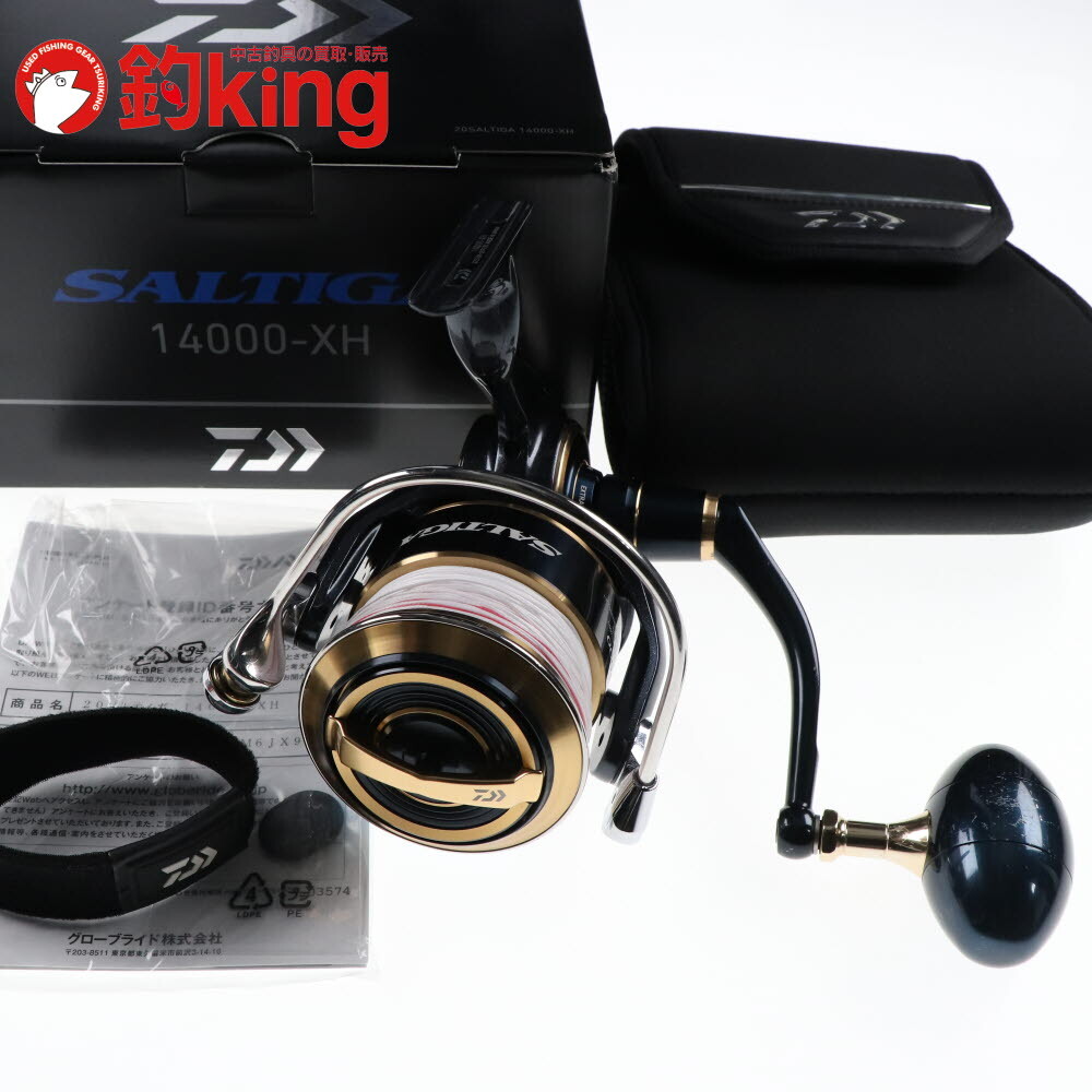 ダイワ 20 ソルティガ 14000-XH /X207M ヒラマサ カンパチ ブリ オフショア スピニングリール拍卖