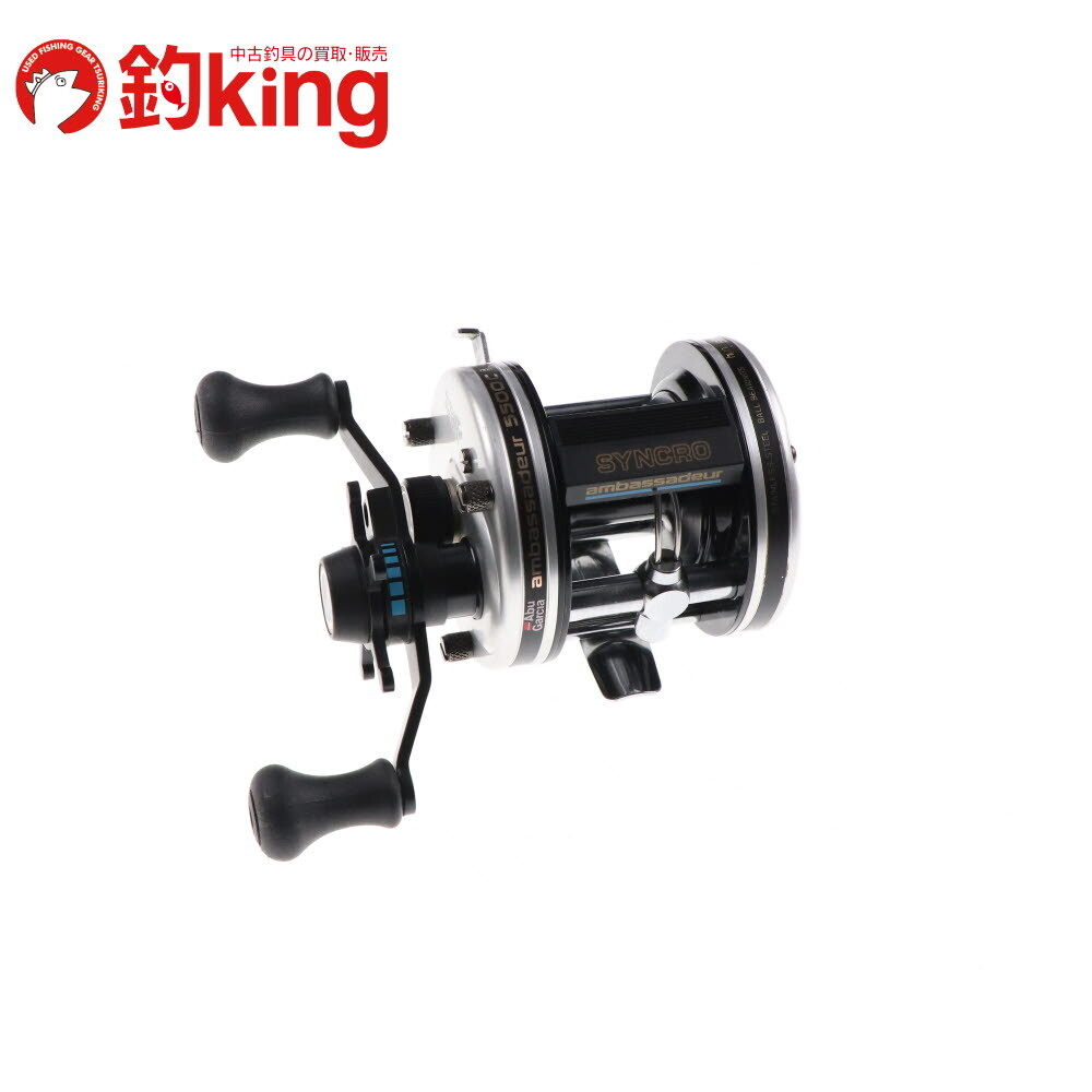 アブガルシア アンバサダー 5500C シンクロ 06-68 0-68 /W068M 美品 ブラックバス バス バス釣り ベイトリール 小型拍卖