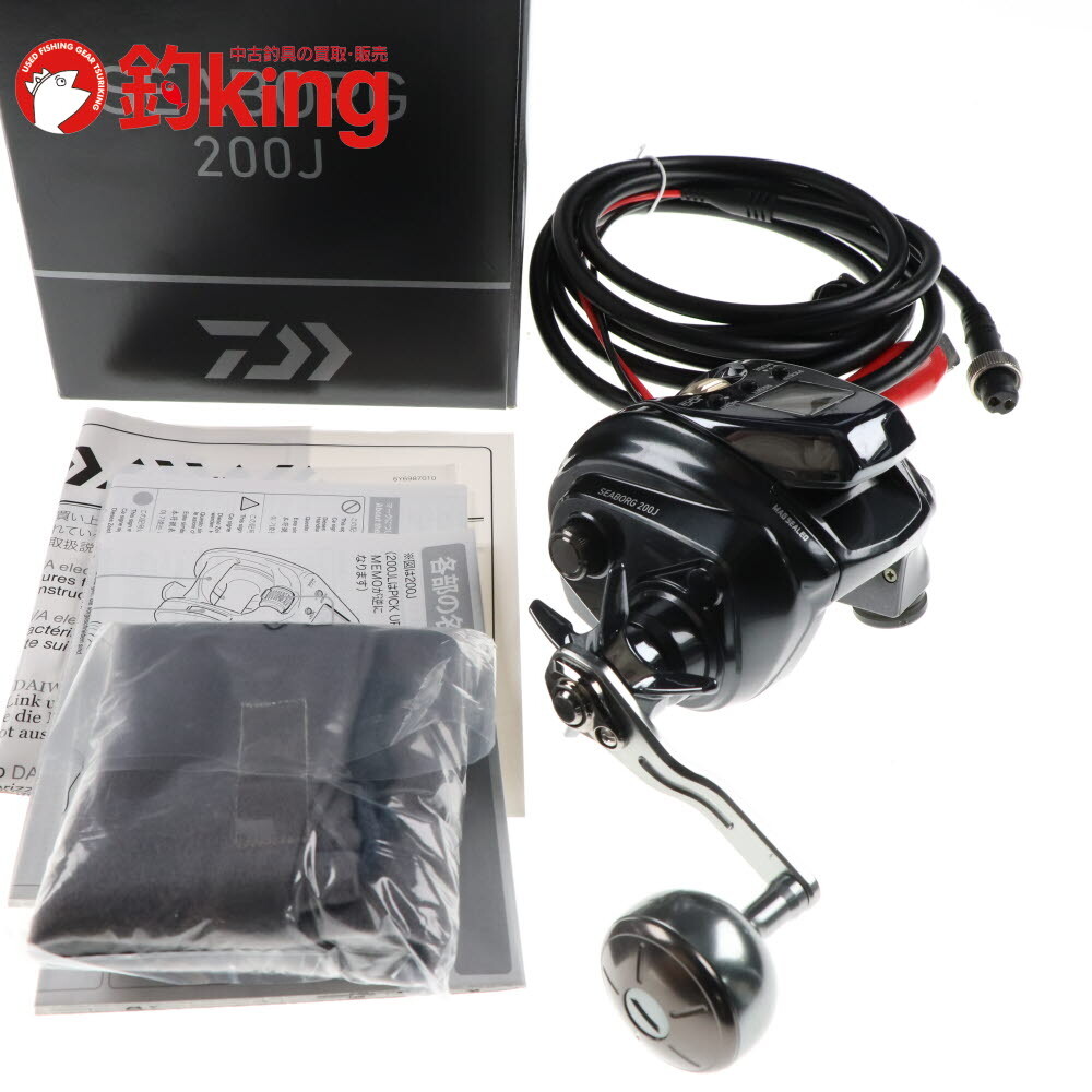 ダイワ 22 シーボーグ 200J /Y207M 美品 泳がせ 落とし込み 船釣り 沖釣り 電動リール拍卖