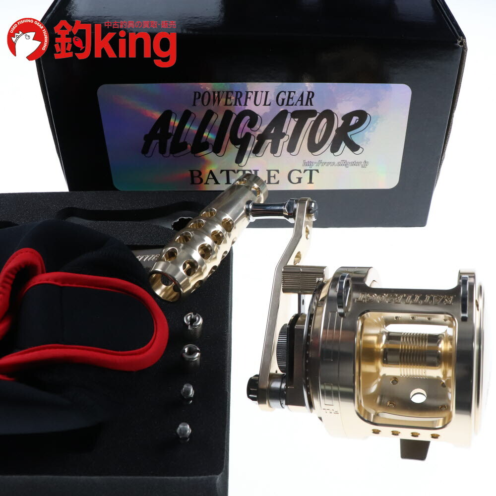 アリゲーター バトル 20GT ゴールド /Y253M 未使用 泳がせ 落とし込み 船釣り 沖釣り 両軸リール拍卖