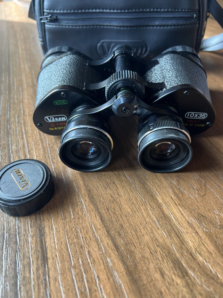 T10-27-1 双眼鏡 ビクセン VIXEN 10×35 レンズキャップ1個欠品拍卖