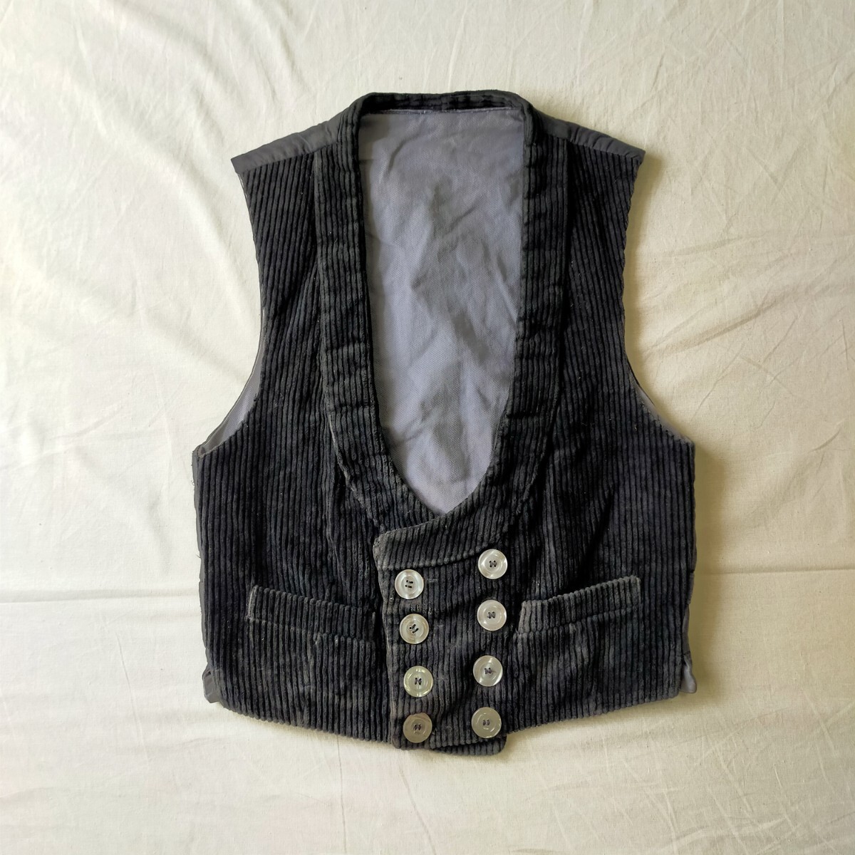 古着 capelle ロガーベスト 太畝コーデュロイ 70s 80s ドイツ拍卖