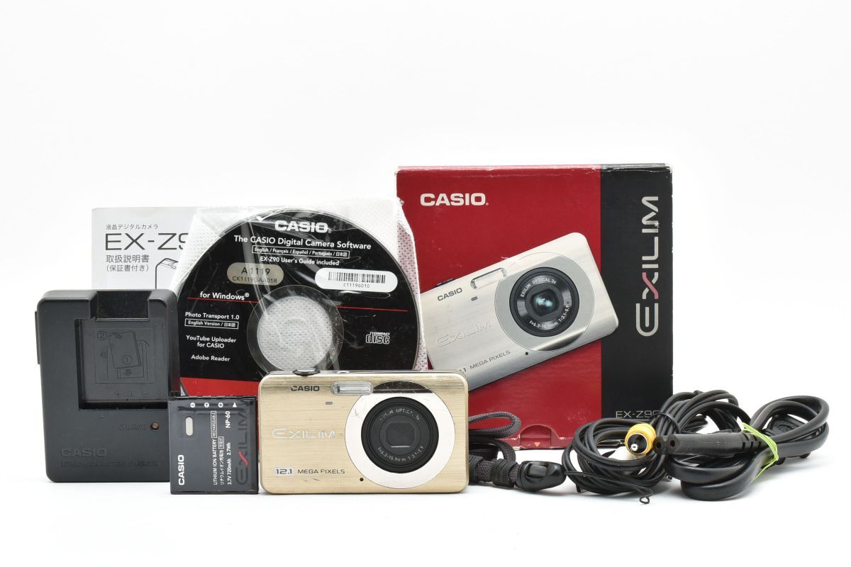 CASIO EXILIM ZOOM EX-Z90 ゴールド デジタルカメラ(2630338拍卖