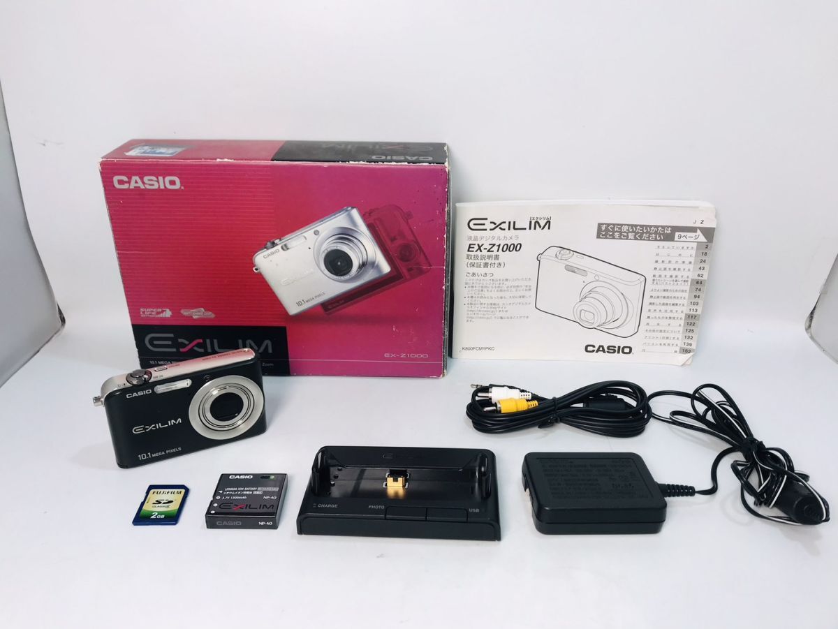 CASIO デジタルカメラ EXILIM ZOOM EX-Z1000 ブラック拍卖