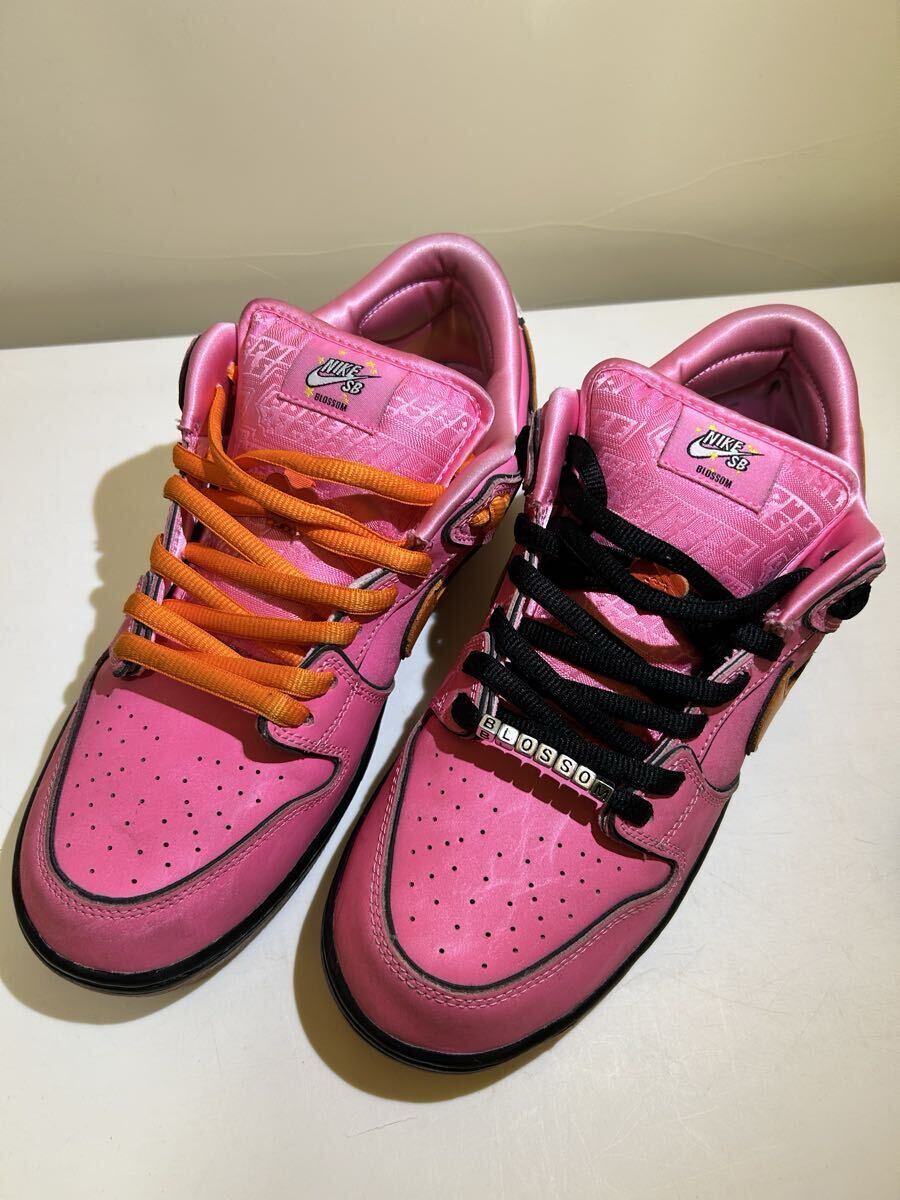 The Powerpuff Girls × Nike SB Dunk Low Pro QS Blossom 28.5cm US10.5 美品 箱付き拍卖