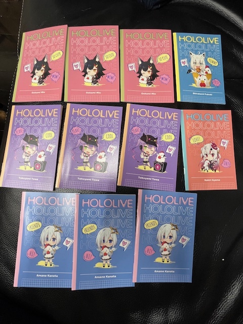 ローソン 非売品 HOLOLIVE ミニノート 11冊 未使用新品拍卖