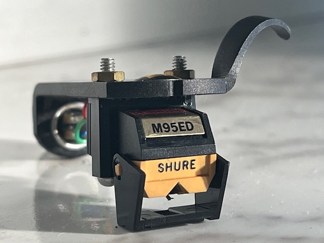 委託品 SHURE M95ED MMカートリッジ シェル付き 定価24500円拍卖