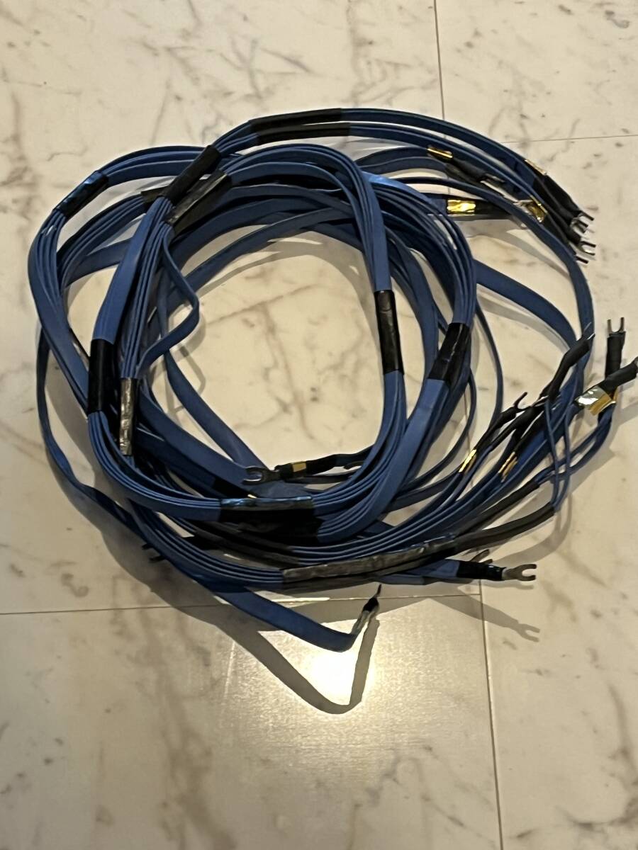 委託品 セミプロ製作 日立製 極太スピーカーケーブル自作品 140センチ 3セット 重い拍卖