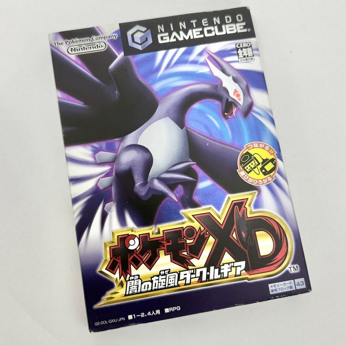 C134-I58-5481 ◎ Nintendo 任天堂 ゲームキューブ用ソフト ポケモンXD 闇の旋風ダークルギア IJ拍卖