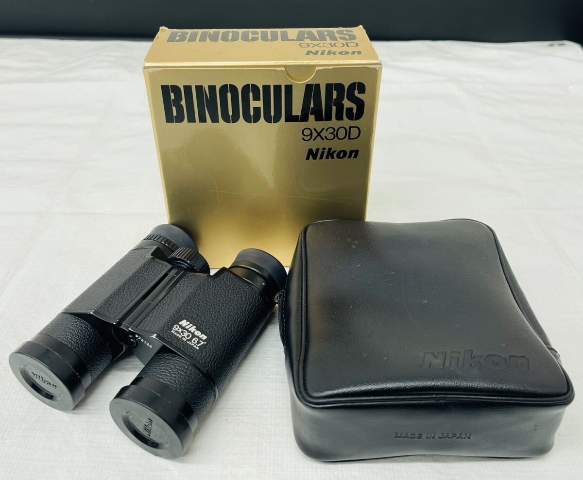 D567-I57-5226 Nikon ニコン BINOCULARS 9×30 6.7° 973146 双眼鏡 ケース付き IM拍卖