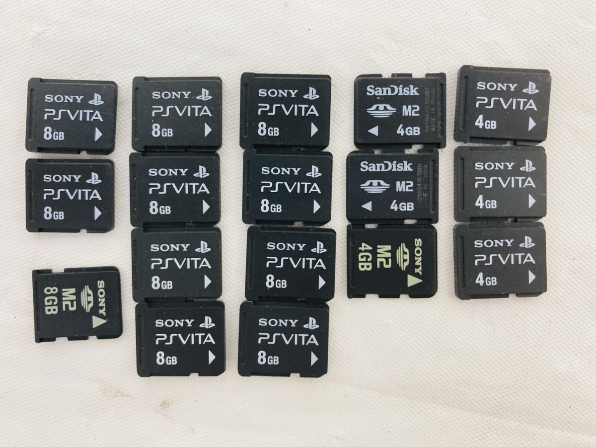 送料350円 SONY ソニー PSVITA メモリーカード 17枚 まとめ 4GB 8GB GM-250822072拍卖