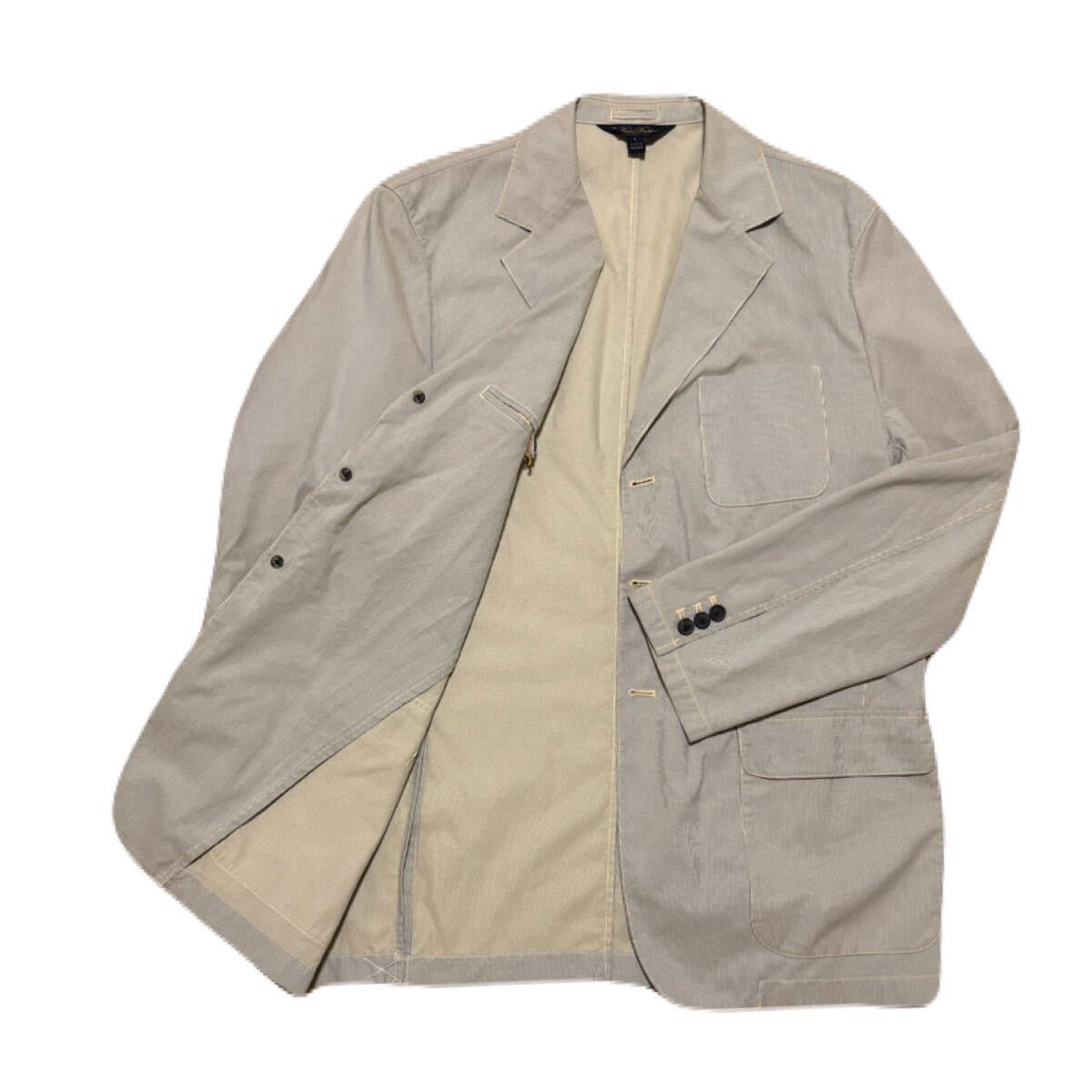 新品タグ付き BROOKS BROTHERS テーラードジャケット L コットン100% ビッグサイズ拍卖