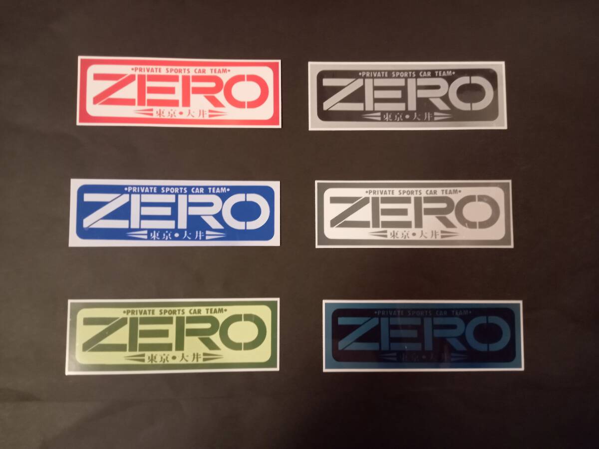 15−Iセット【ステッカー6枚セット】GROUP ZERO グループ ゼロ 東京 大井 狂走連盟 デカール アクセサリー シール 暴走族 旧車會拍卖