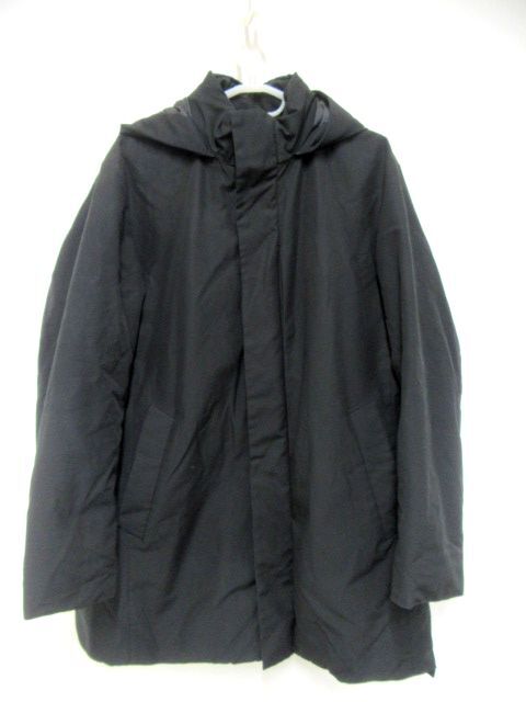 10651RMZ6◇UNIQLO ユニクロ ハイブリッドダウンコート メンズXL ブラック◇中古拍卖
