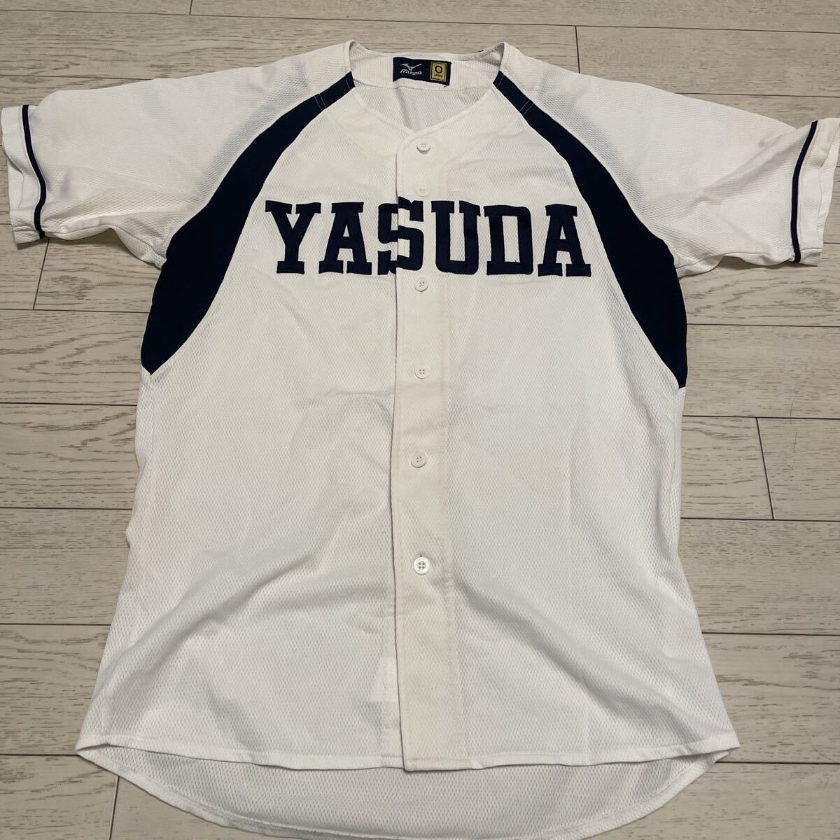 安田学園 野球部 ミズノ ユニフォームシャツ サイズO拍卖