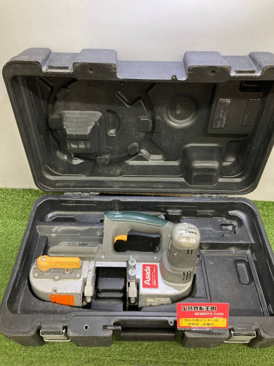【中古品】【0921】★ASADA(アサダ) 18v充電式バンドソー H-60Eco ITD40I3TRBHS拍卖