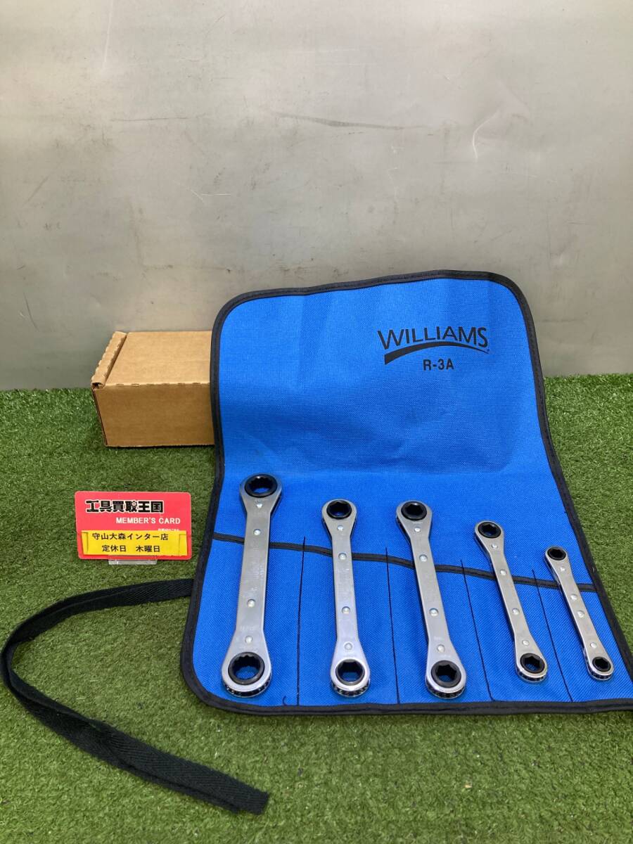 【未使用品】【0921】WILLIAMS ラチェッティングボックスレンチセット 5本 JHWMWS-30 ITAH24ESA93P拍卖